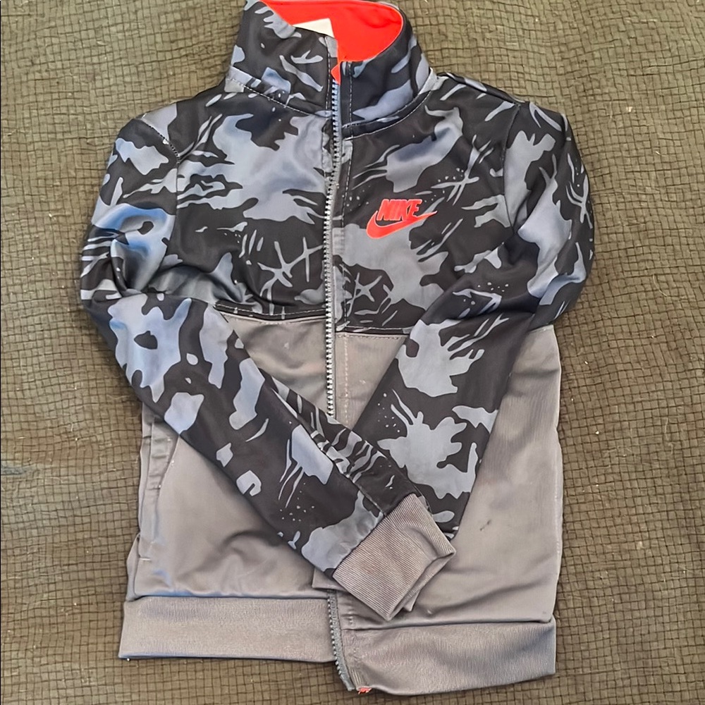 Nike Camouflage Jacket with Red Logo